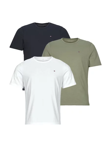 Majica Tommy Hilfiger s kratkimi rokavi zelena