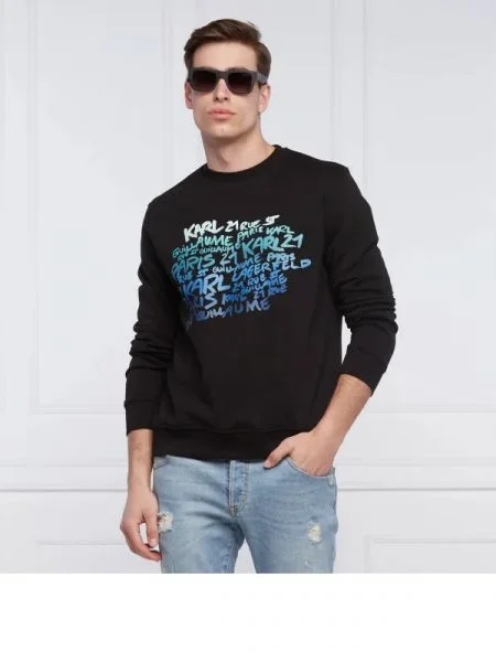 Karl Lagerfeld Hanorac negru