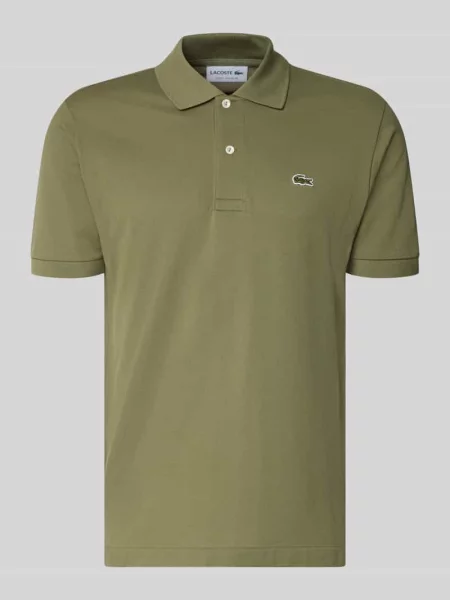 Koszulka polo Lacoste oliwkowa