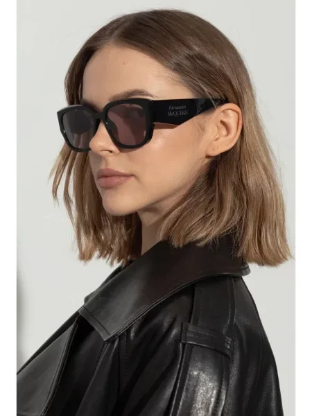 Saulės akiniai Alexander Mcqueen Eyewear juoda