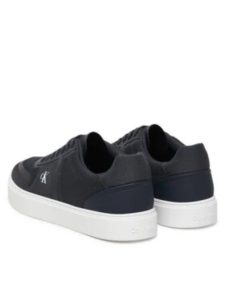 Sneakersy Calvin Klein Classic Cups Laceup Knit čierna