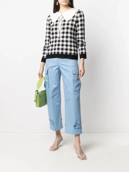 Панталон Msgm изрязани синьо