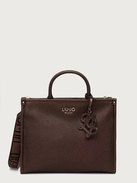 Geantă shopper Liu Jo din piele maro
