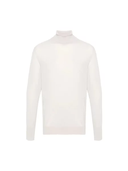 Sweter Eleventy wełniany casual beżowy