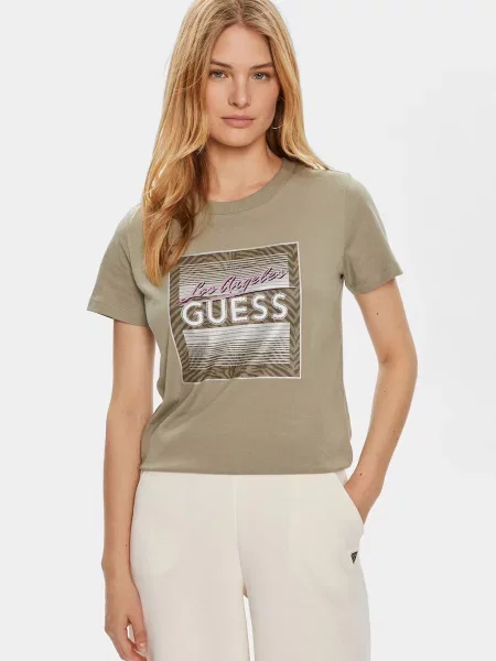Футболка Guess зеленая