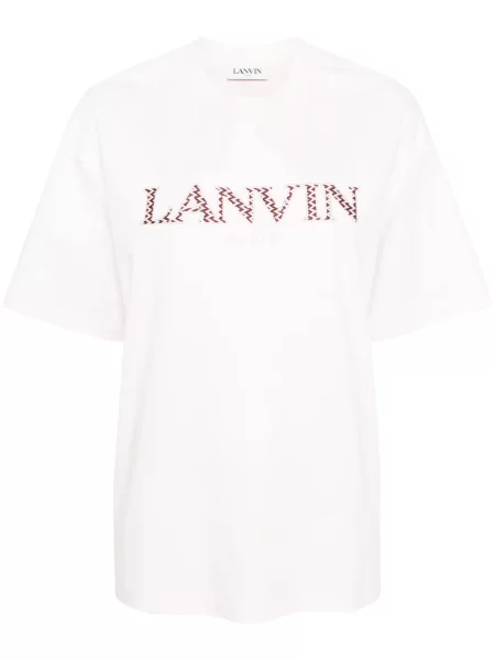 Tricou Lanvin cu petice roz