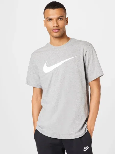 Nike Sportswear Tričko sivá melírovaná / biela