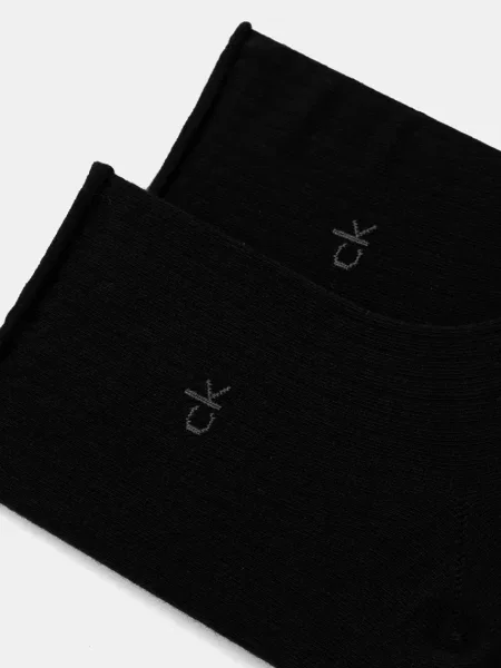Vysoké dámske ponožky Calvin Klein čierna