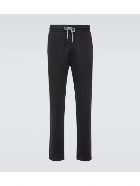 Tepláky Brunello Cucinelli černé