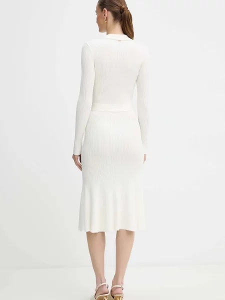 Сукня Marciano Guess AGATHE maxi розкльошена бежевий