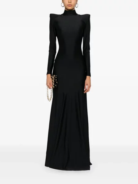 Kostiumas maksi maxi suknele V:pm Atelier juoda