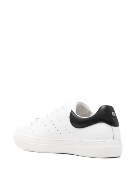 Sneakerși Cult din piele alb