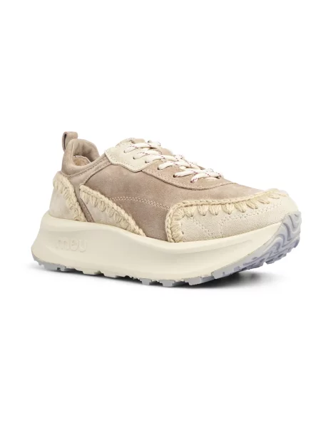 Sneakersy Mou beżowe