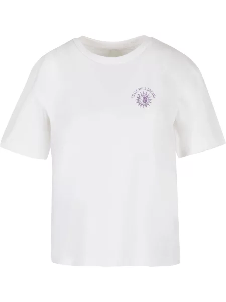 Miss Tee Tricou Chase Your Dreams mov liliachiu alb