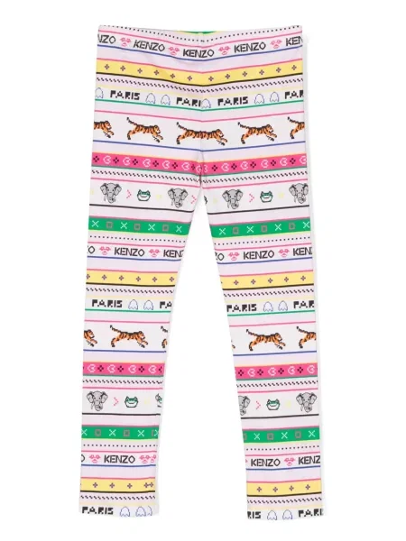 Legginsy dziecięce Kenzo różowe