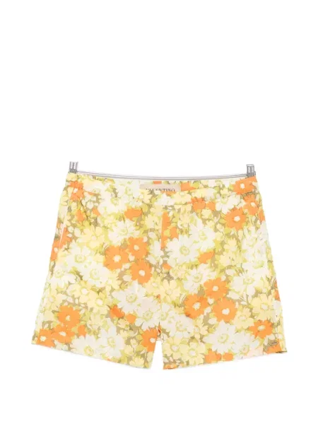 Slip de baie Valentino Garavani cu model floral cu imagine alb