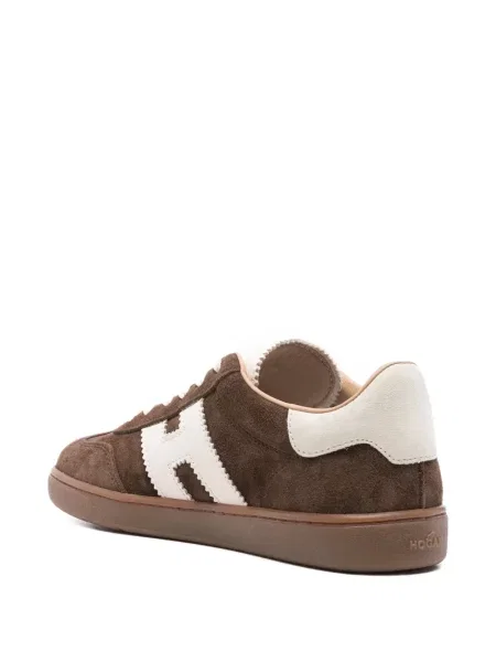 Sneakerși Hogan din piele de căprioară maro