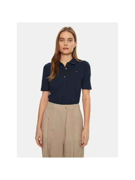 Tommy Hilfiger Polo marškinėliai Tamsiai Regular Fit mėlyna