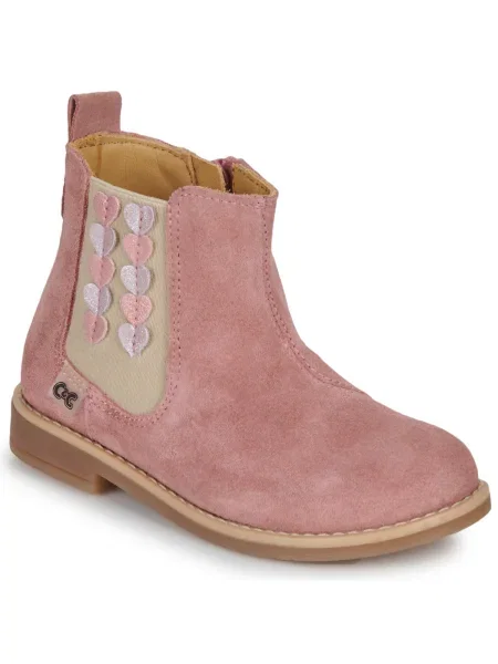 Pantofi copii Citrouille Et Compagnie roz