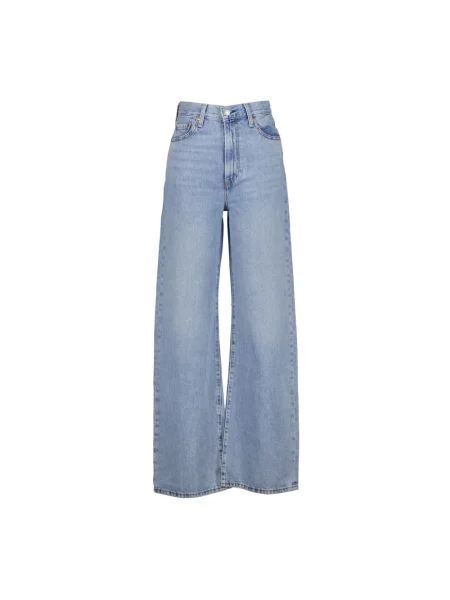 Levi's jeansy RIBCAGE WIDE LEG niebieski