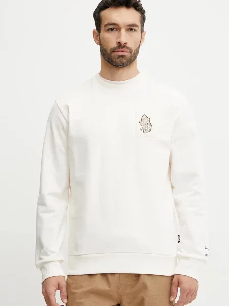 Mikina Picture Jean Julien s aplikací béžová