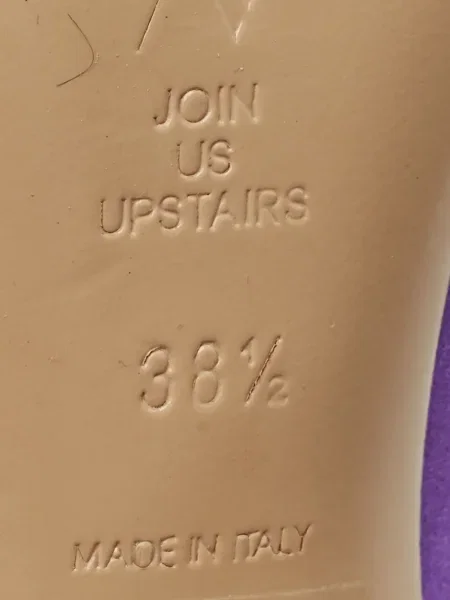 Полуотворени обувки The Attico виолетово