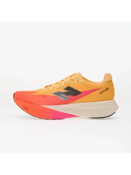 Sneakers New Balance FuelCell SuperComp Elite V5 Tangerine Heat/ White Peach/ Pink Heat EUR alb
