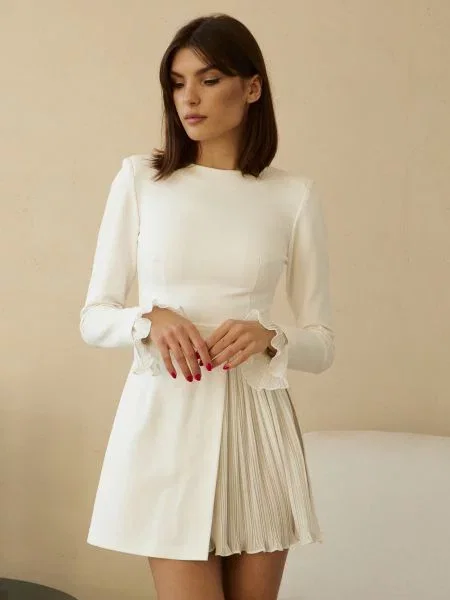Костюмное платье мини Anais Gose белое