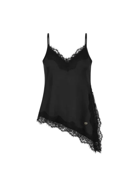 Satynowy top Yes Zee czarny