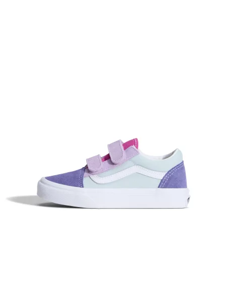 VANS Nízke tenisky Old Skool indigo / svetlomodrá / levanduľová biela