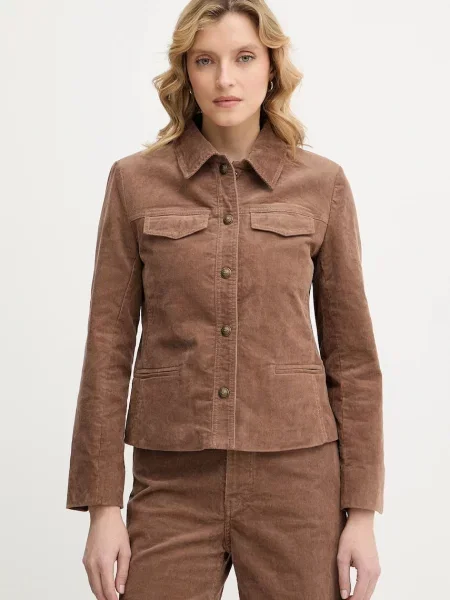 ZADIG&VOLTAIRE geacă din velur de tranziție maro