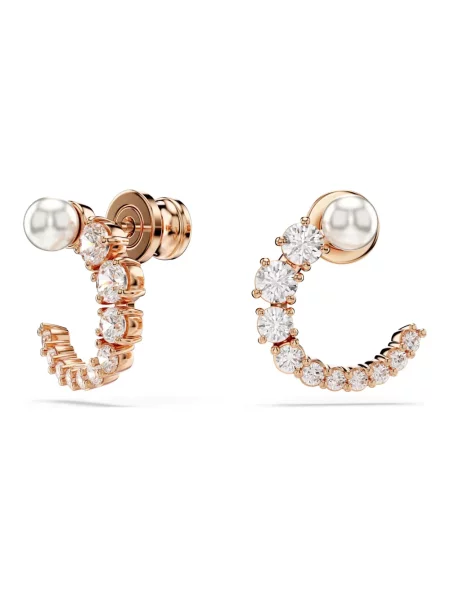 Kolczyki Swarovski białe
