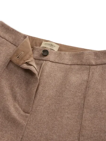 Pantaloni Woolrich de lână maro