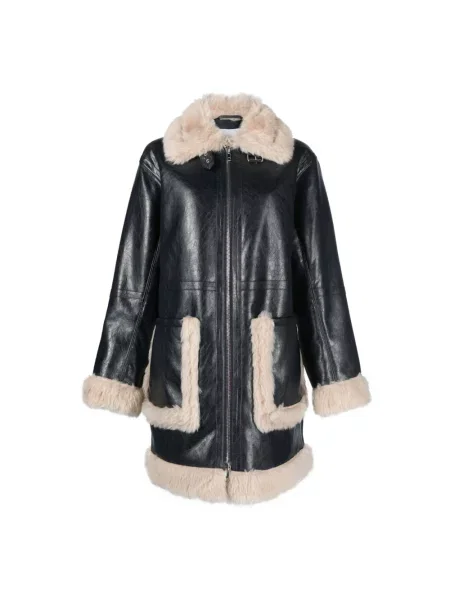 Płaszcz Stand Studio casual niebieski