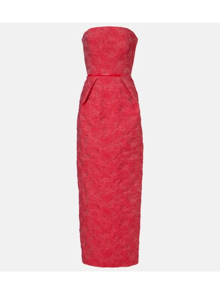 Rochie maxi Max Mara de costum roșu