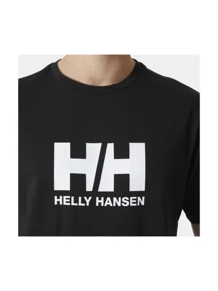 Pánske tričko Helly Hansen Logo black čierna