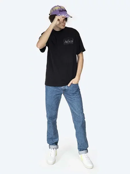 Aries t-shirt Temple Ss Tee czarna