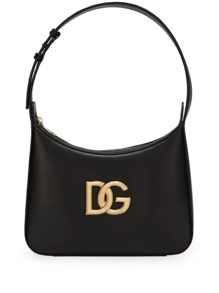 Geanta de piele Dolce & Gabbana din piele negru