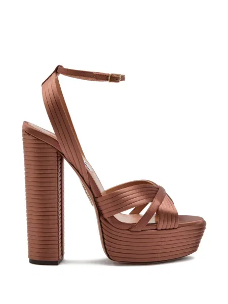 Sandale Aquazzura cu platformă maro