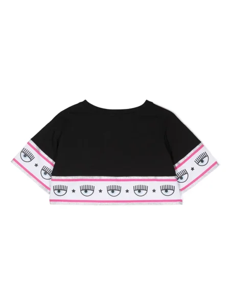Dětské tričko Chiara Ferragni černé