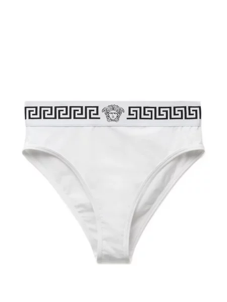 Chiloți briefs Versace din jerseu alb