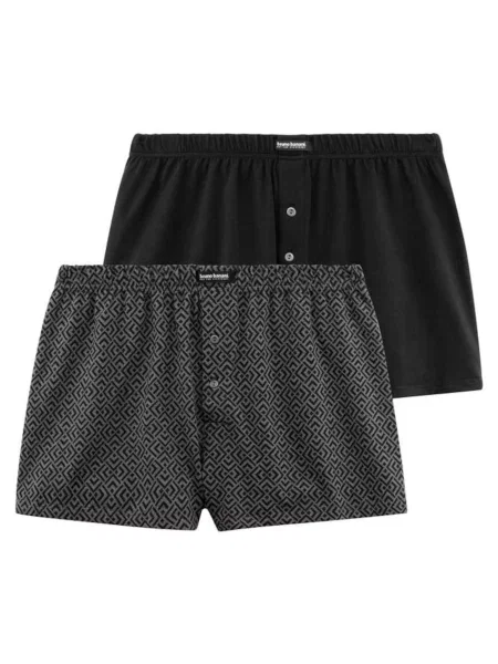 BRUNO BANANI Boksarice siva črna