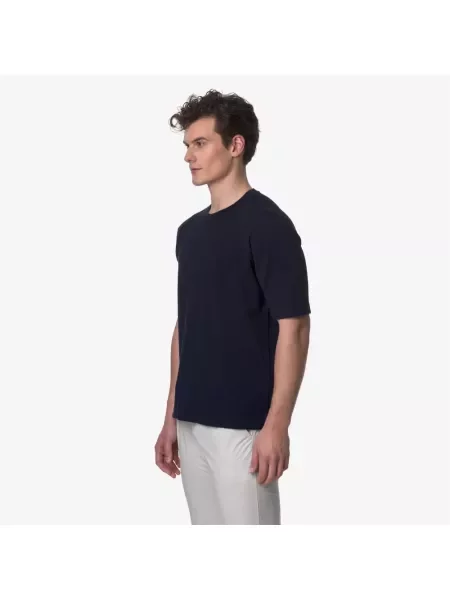 Krótki sweter K-way niebieski