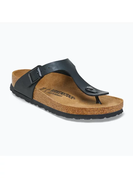 Šľapky BIRKENSTOCK Gizeh Birko-Flor black čierna