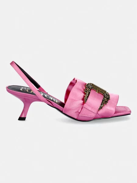 Versace Jeans Couture sandale cu cui roz