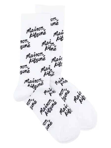 Ponožky Maison Kitsuné bílé