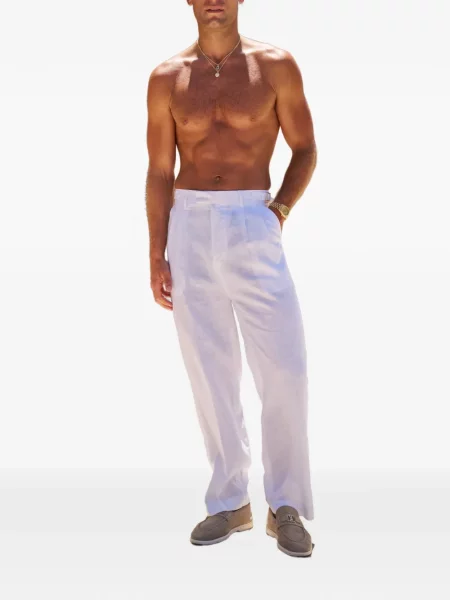 Pantaloni Sink Swimwear alb