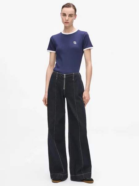 Karl Lagerfeld blugi din medium waist