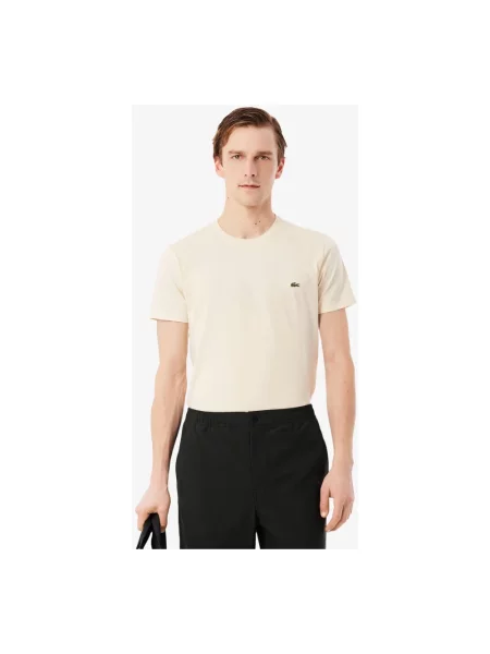 T-shirt LACOSTE Tee-Shirt Naturel Clair 6 beżowa
