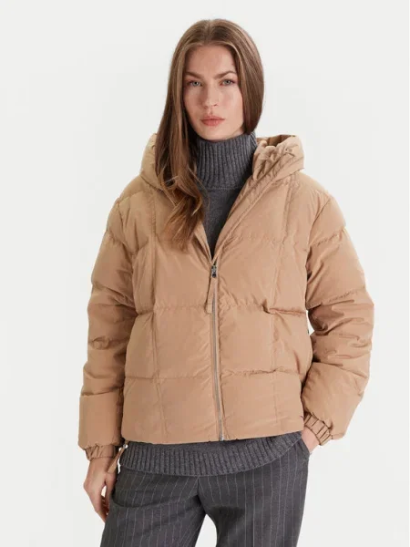 United Colors Of Benetton Geacă din puf bej